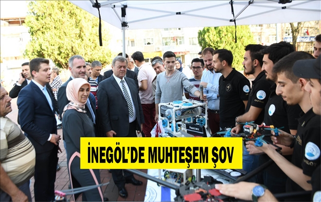 BTÜ´NÜN MUCİT ÖĞRENCİLERİNDEN İNEGÖL´DE MUHTEŞEM ŞOV