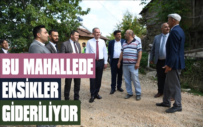 KIRSAL MAHALLELERDE EKSİKLER GİDERİLİYOR