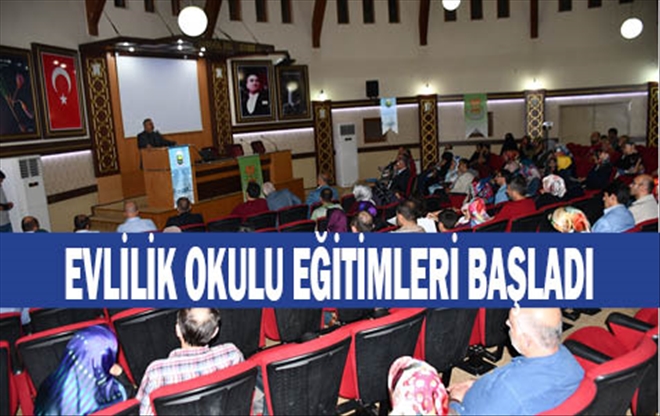 EVLİLİK OKULU EĞİTİMLERİ BAŞLADI