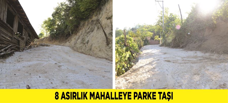 8 ASIRLIK MAHALLEYE PARKE TAŞI