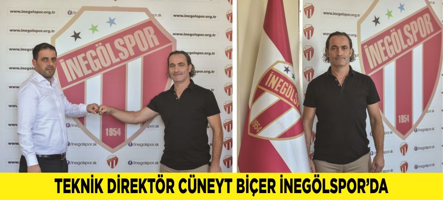 TEKNİK DİREKTÖR CÜNEYT BİÇER İNEGÖLSPOR’DA