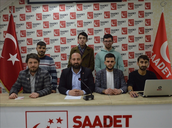 Saadet Partisinden Büyük Kudüs Mitingine Çağrı