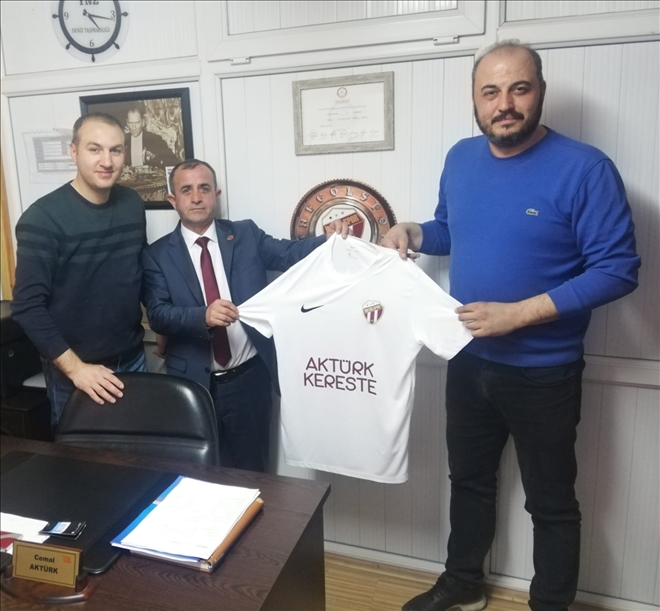 AKTÜRK KERESTE İNEGÖLSPOR U-19 TAKIMINA FORMA SPONSORU OLDU