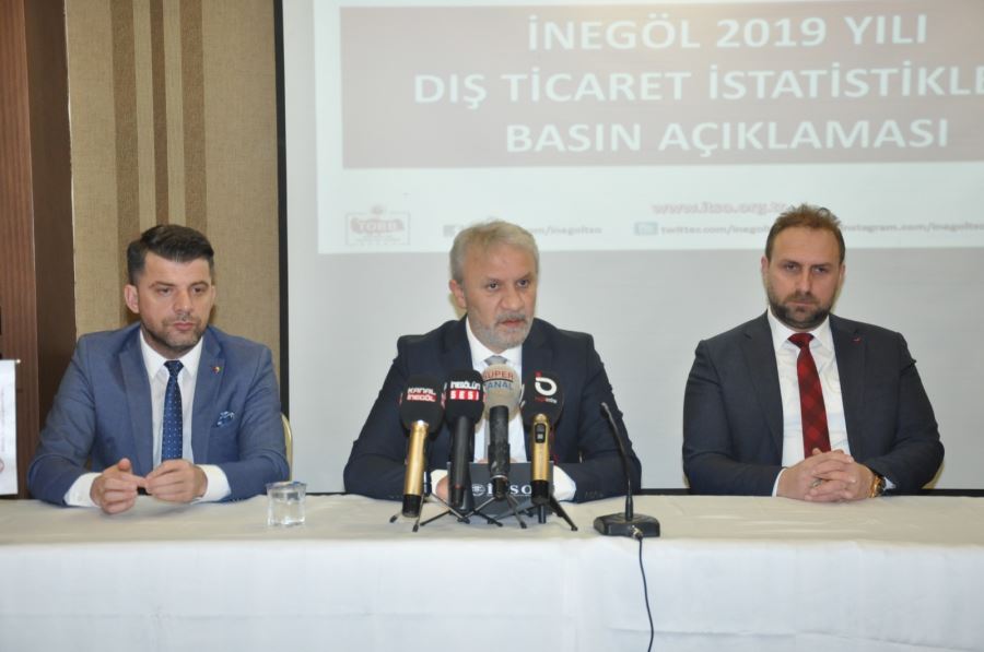 İNEGÖL’ÜN İHRACAT RAKAMLARI AÇIKLANDI