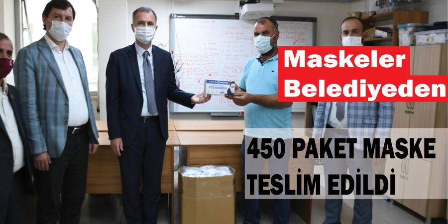 TERZİLER ODASI ÜYELERİNİN MASKELERİ İNEGÖL BELEDİYESİ’NDEN