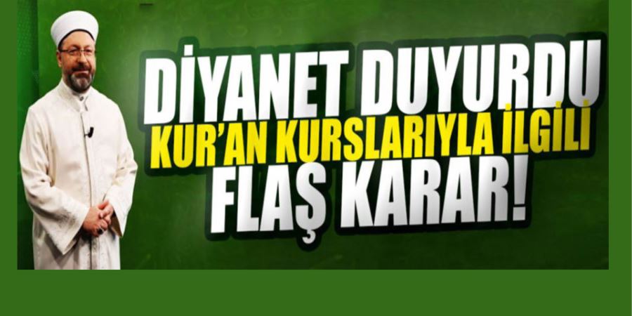 YAZ KUR’AN KURSLARI, ÖNEMLİ BİR FIRSATTIR