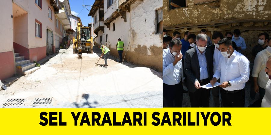 İNEGÖL BELEDİYESİ SEL YARALARINI SARIYOR