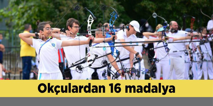 Okçulardan 16 madalya