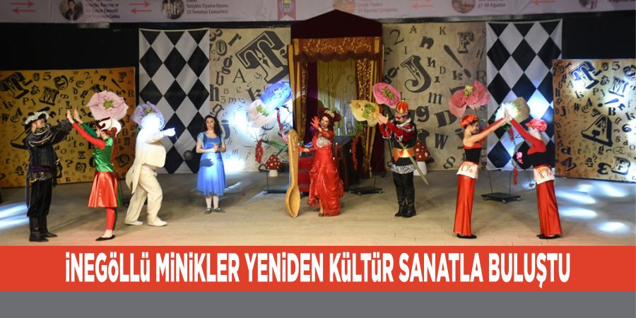 İNEGÖLLÜ MİNİKLER YENİDEN KÜLTÜR SANATLA BULUŞTU