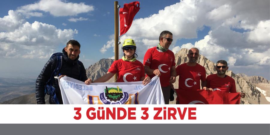 3 GüNDE 3 ZiRVE