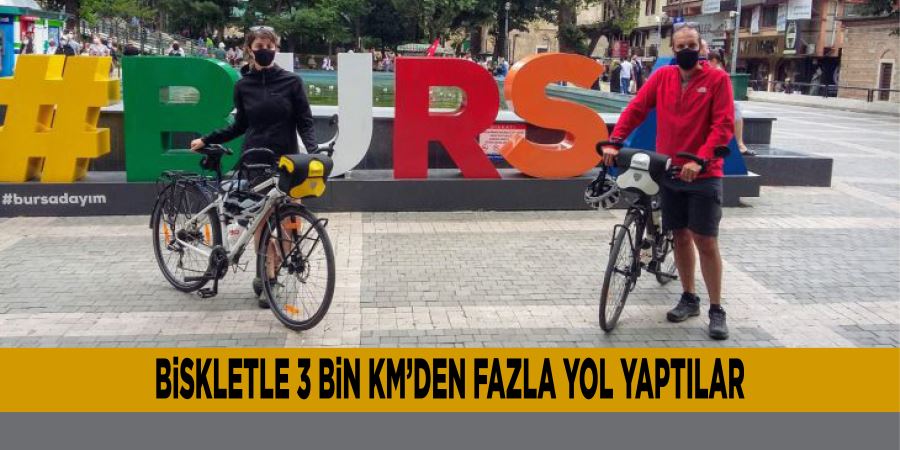 BiSKLETLE 3 BiN KM’DEN FAZLA YOL YAPTILAR