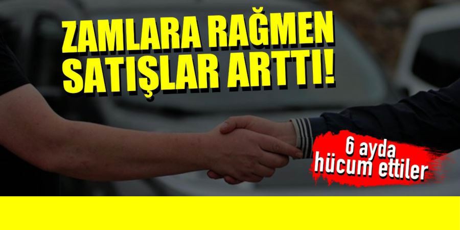 ZAMLARA RAĞMEN SATIŞLAR ARTTI!