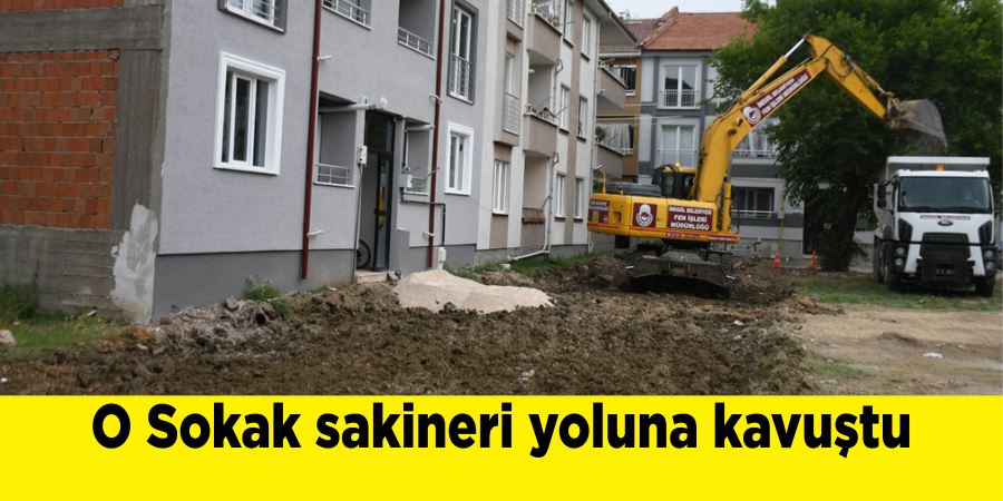 MESUDİYE MAHALLESİNDE 200 METRE UZUNLUĞUNDA YOL AÇILIYOR