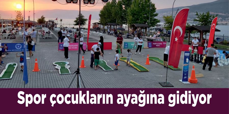 SPOR ÇOCUKLARIN AYAĞINA GİDİYOR