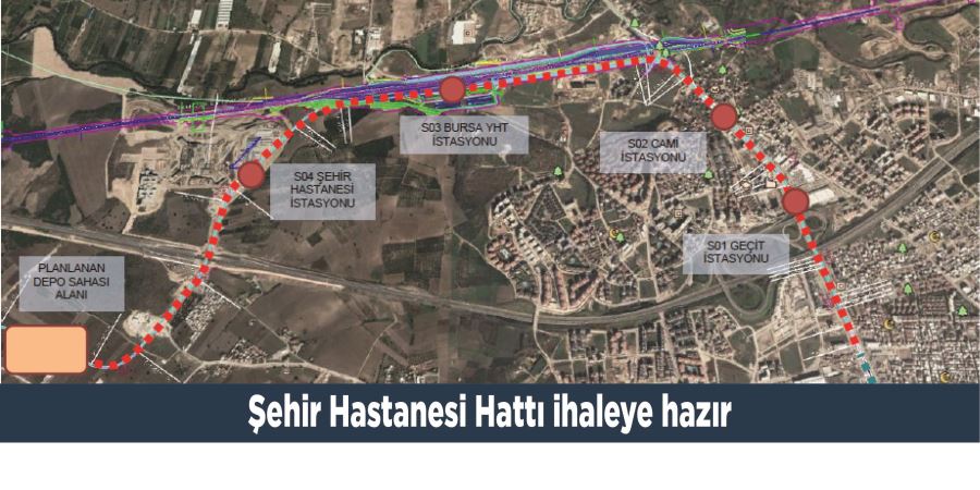 Şehir Hastanesi Hattı ihaleye hazır