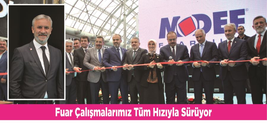 Fuar Çalışmalarımız Tüm Hızıyla Sürüyor