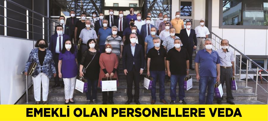 EMEKLİ OLAN PERSONELLERE VEDA