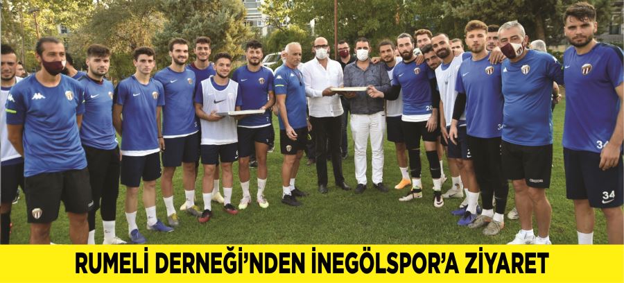 RUMELİ DERNEĞİ’NDEN İNEGÖLSPOR’A ZİYARET