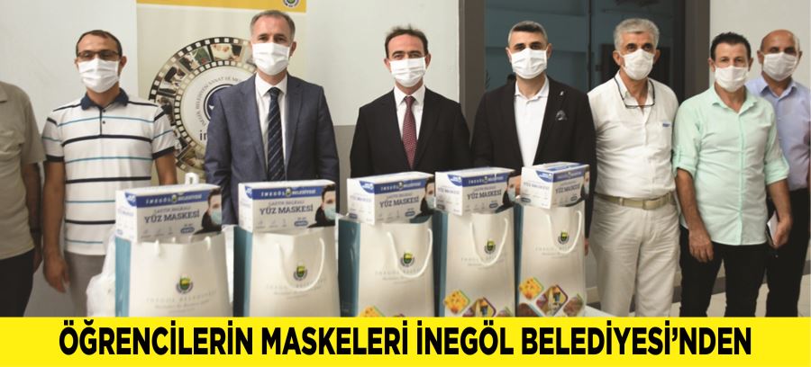 ÖĞRENCİLERİN MASKELERİ İNEGÖL BELEDİYESİ’NDEN