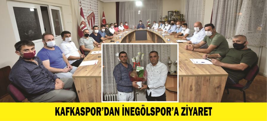 KAFKASPOR’DAN İNEGÖLSPOR’A ZİYARET